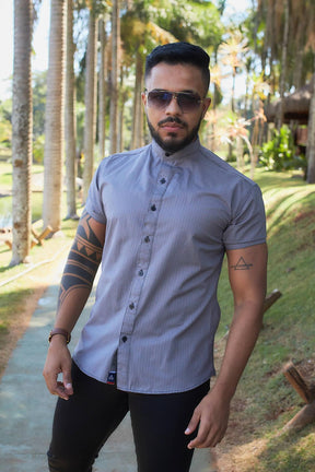 Camisa slim fit Angra GOLA PADRE