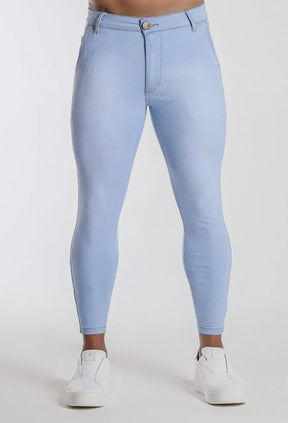 Calça Jeans Azul Lavanderia  Bolso Faca Premium 5% de elastano